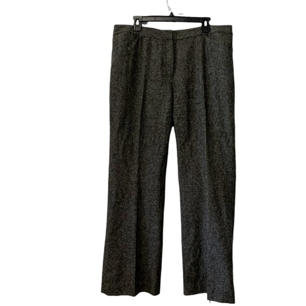 Jones New York Sport Dress Pant Lined Brown Cream size 16